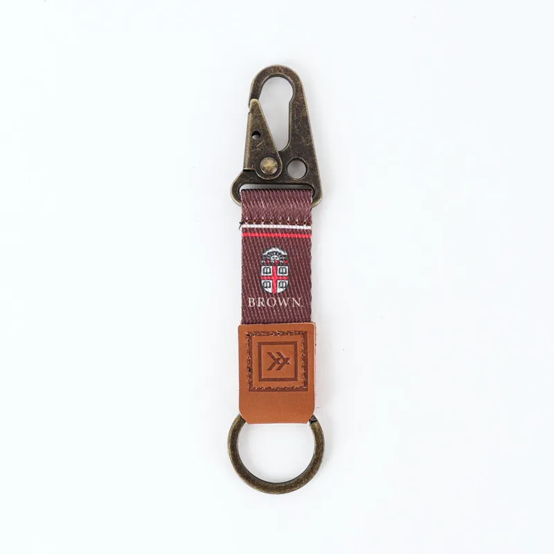 Brown Crest - Keychain Clip sold by Thread Wallets