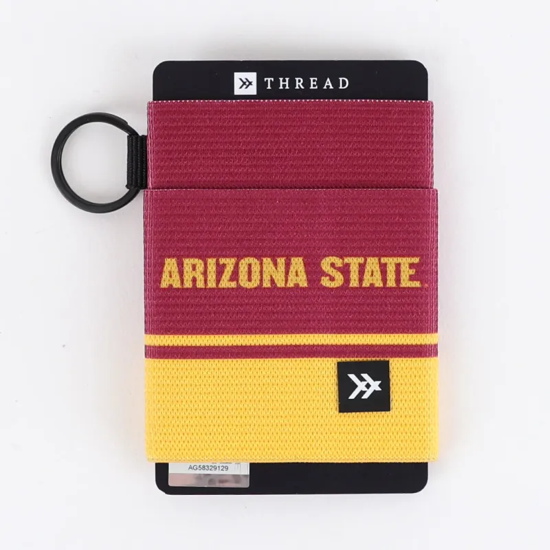 ASU Solid - Elastic Wallet sold by Thread Wallets