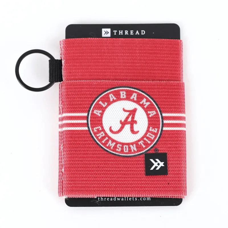 Alabama Crimson Stripe made by Thread Wallets