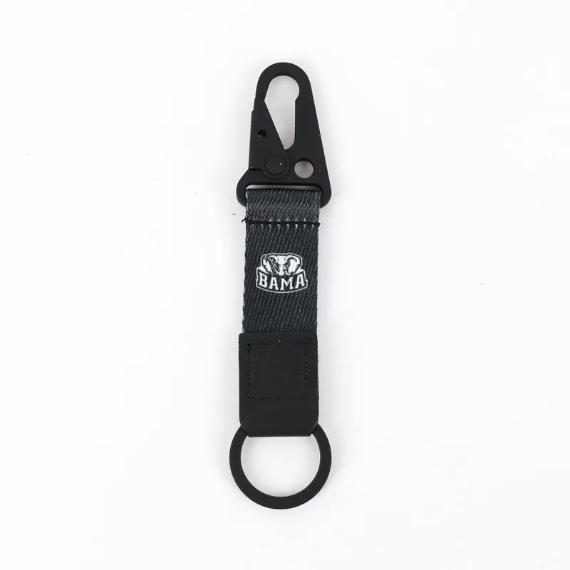 Alabama Black Checker - Keychain Clip sold by Thread Wallets
