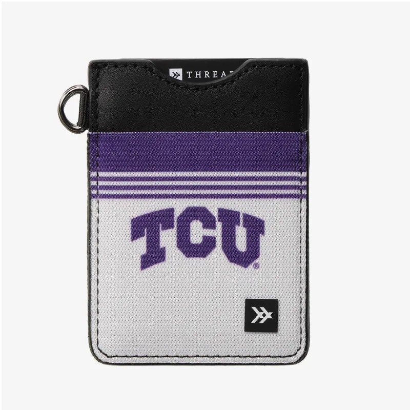 TCU White - Vertical Wallet sold by Thread Wallets