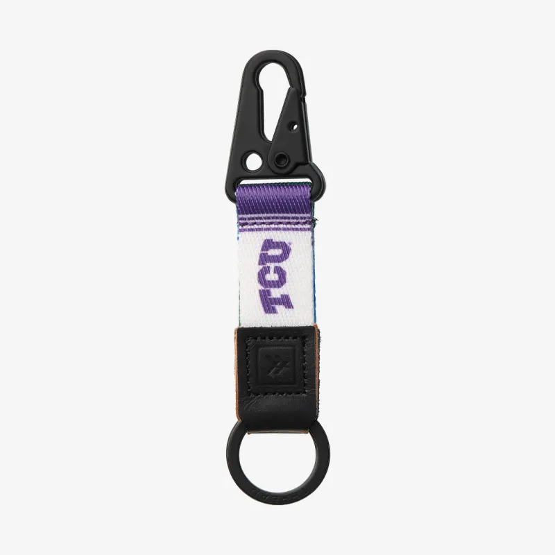 TCU White - Keychain Clip sold by Thread Wallets
