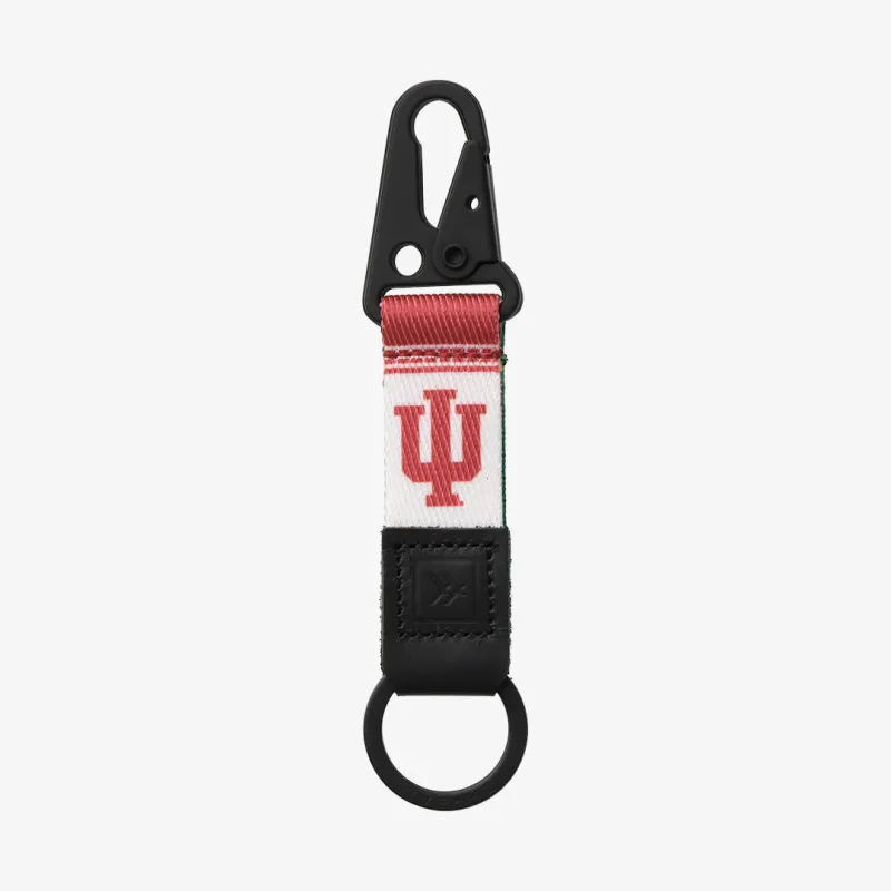 Indiana University White - Keychain Clip sold by Thread Wallets