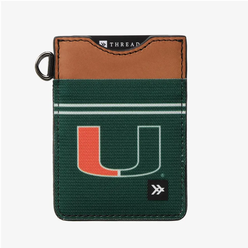 University of Miami Green - Vertical Wallet sold by Thread Wallets