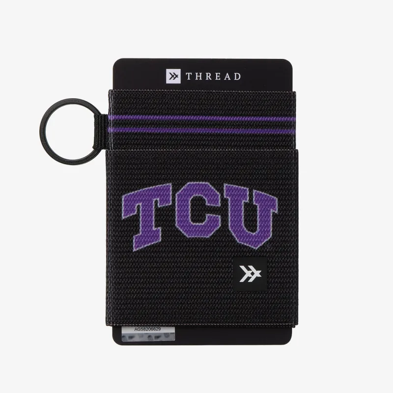 TCU Black - Elastic Wallet sold by Thread Wallets