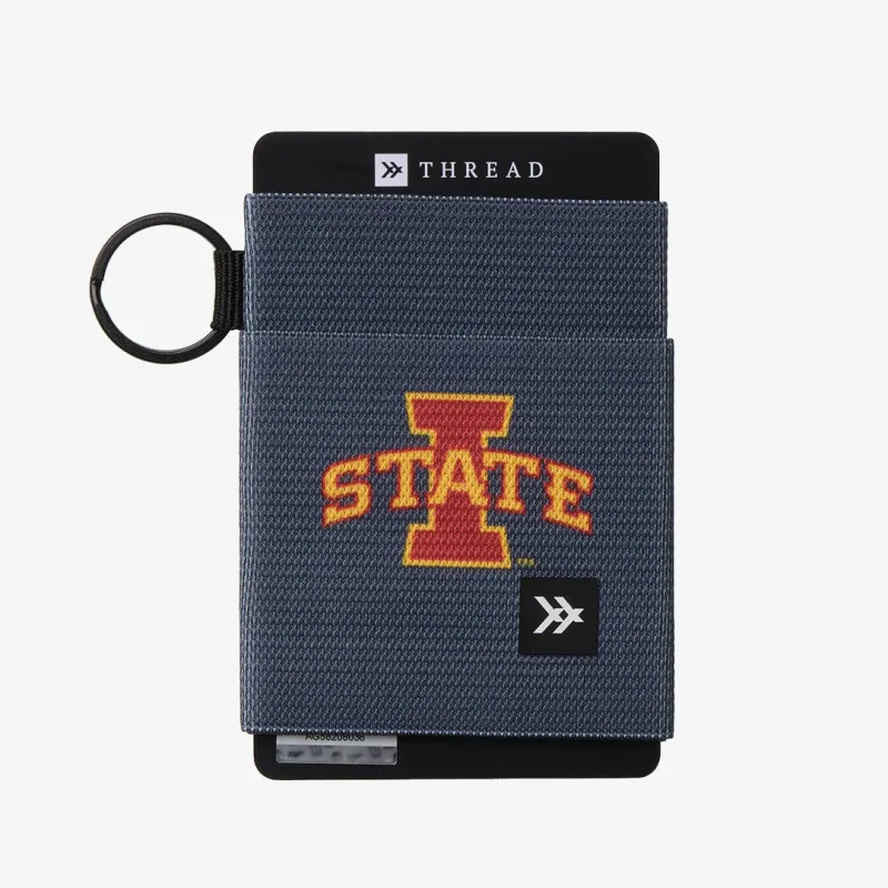 Iowa Gray - Elastic Wallet made by Thread Wallets