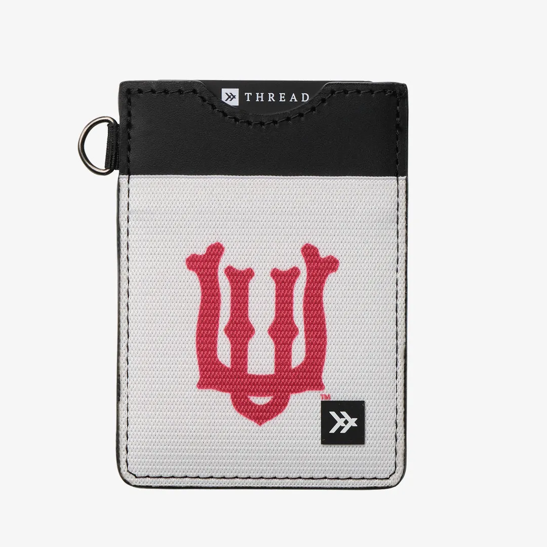 UofU Interlocking White - Vertical Wallet sold by Thread Wallets