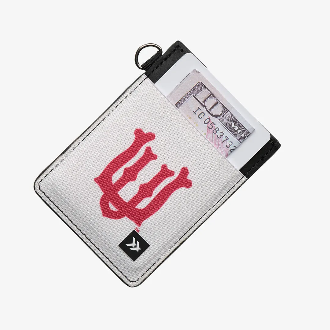 UofU Interlocking White - Vertical Wallet sold by Thread Wallets product image thumbnail 2