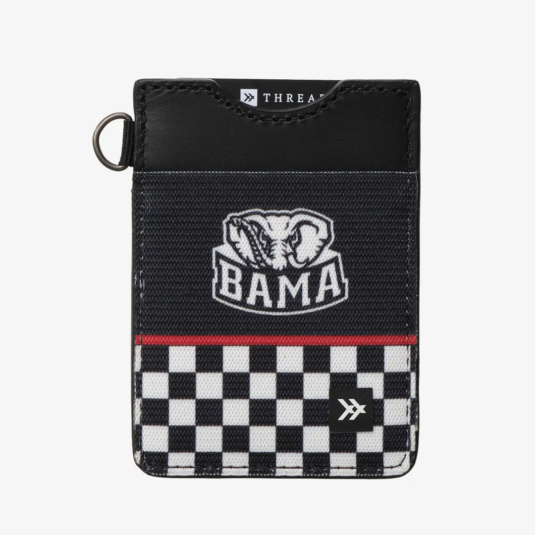 Alabama Black Checker - Vertical Wallet sold by Thread Wallets