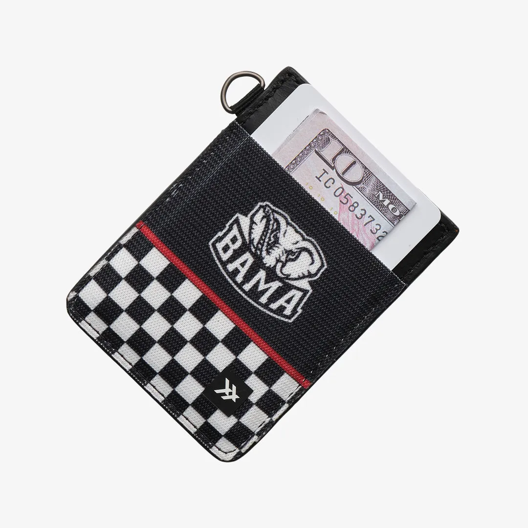 Alabama Black Checker - Vertical Wallet sold by Thread Wallets product image thumbnail 2