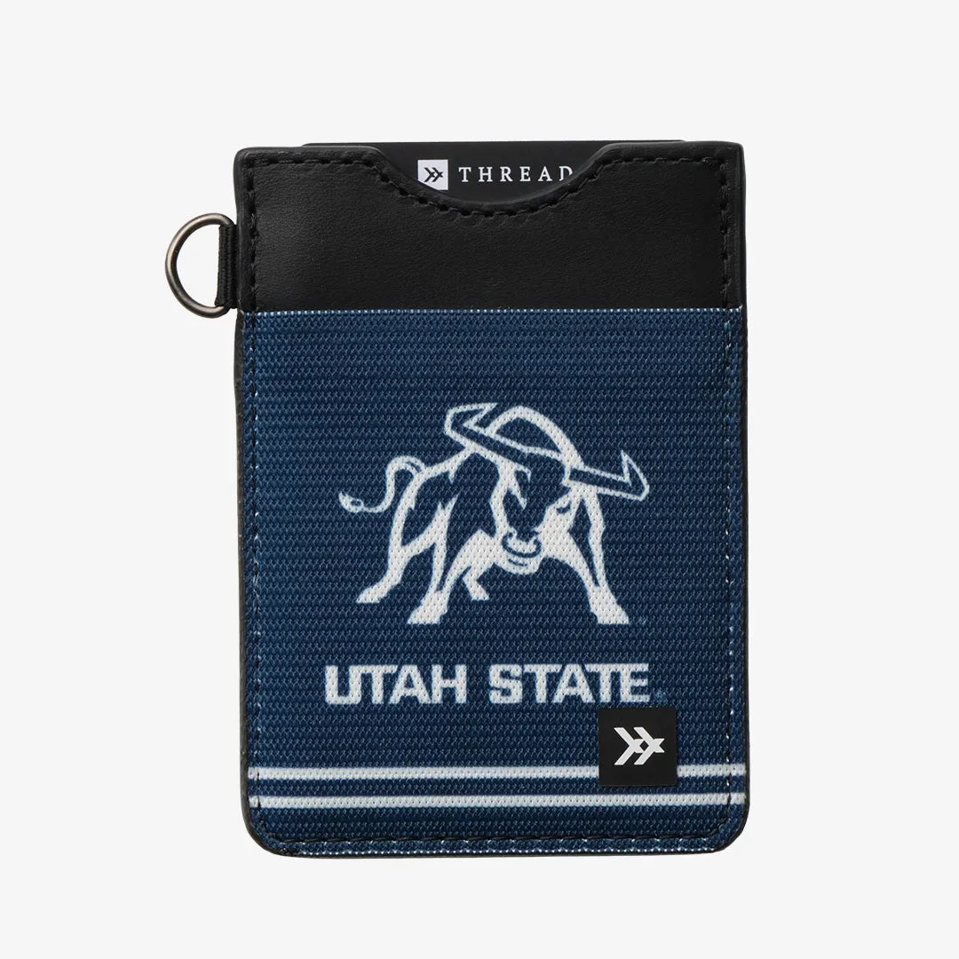 USU Bull - Vertical Leather Wallet sold by Thread Wallets