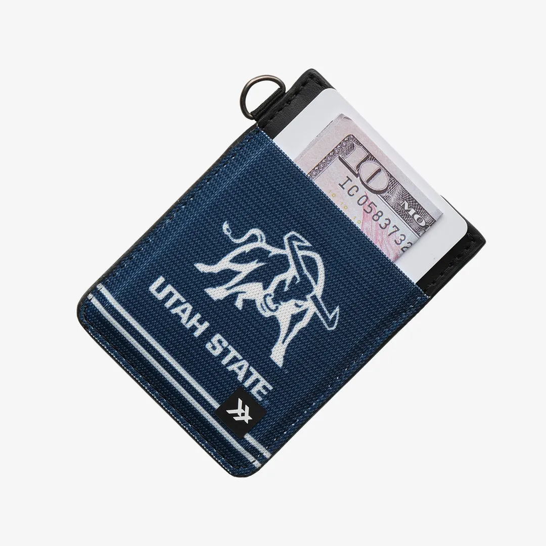 USU Bull - Vertical Leather Wallet sold by Thread Wallets product image thumbnail 2