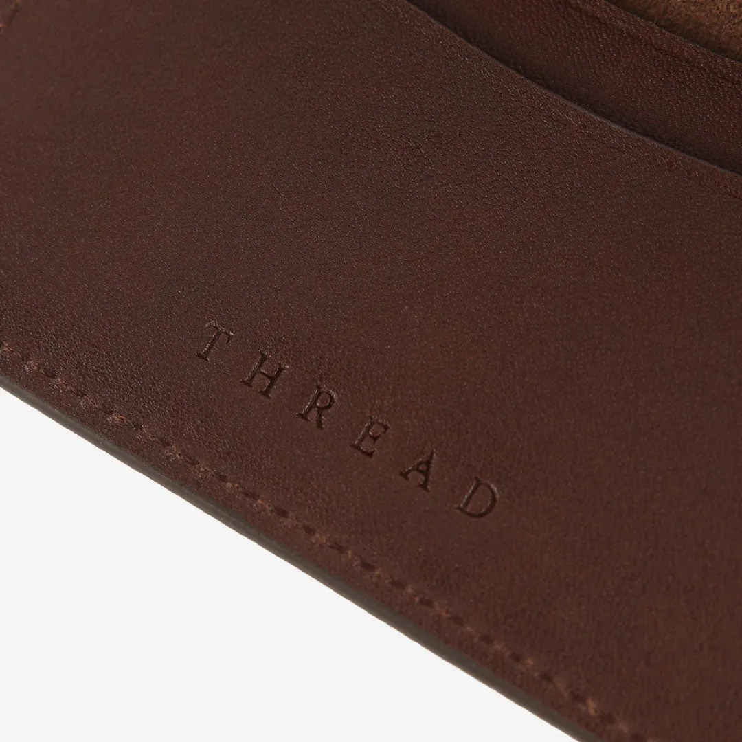 Chocolate - Leather Bifold Wallet sold by Thread Wallets product image thumbnail 4