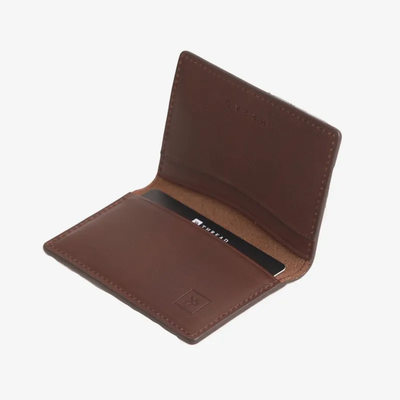 Chocolate - Leather Bifold Wallet sold by Thread Wallets