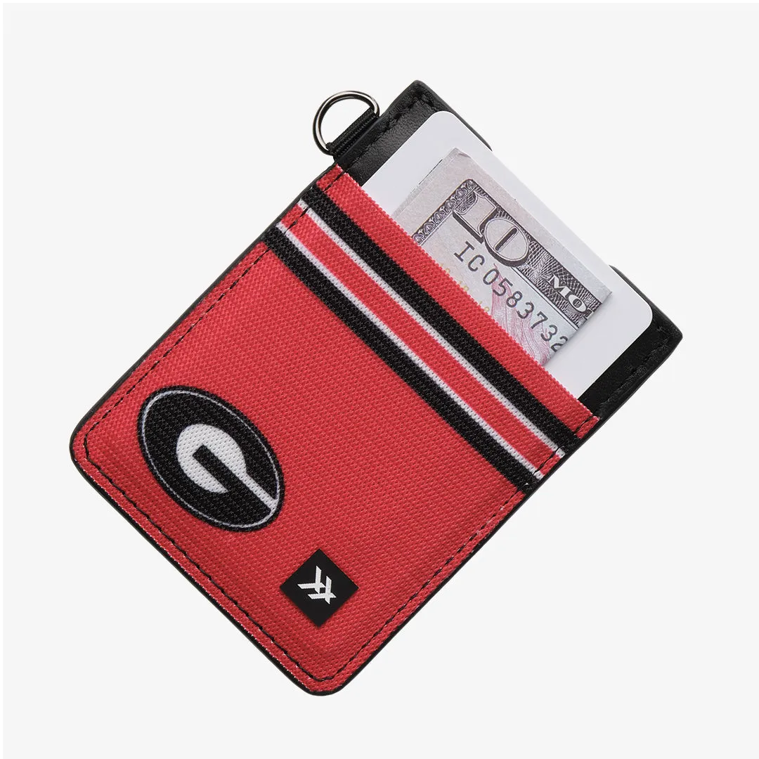 Georgia Red - Vertical Leather Wallet sold by Thread Wallets product image thumbnail 2