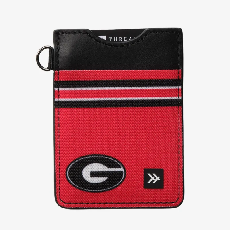 Georgia Red - Vertical Leather Wallet sold by Thread Wallets
