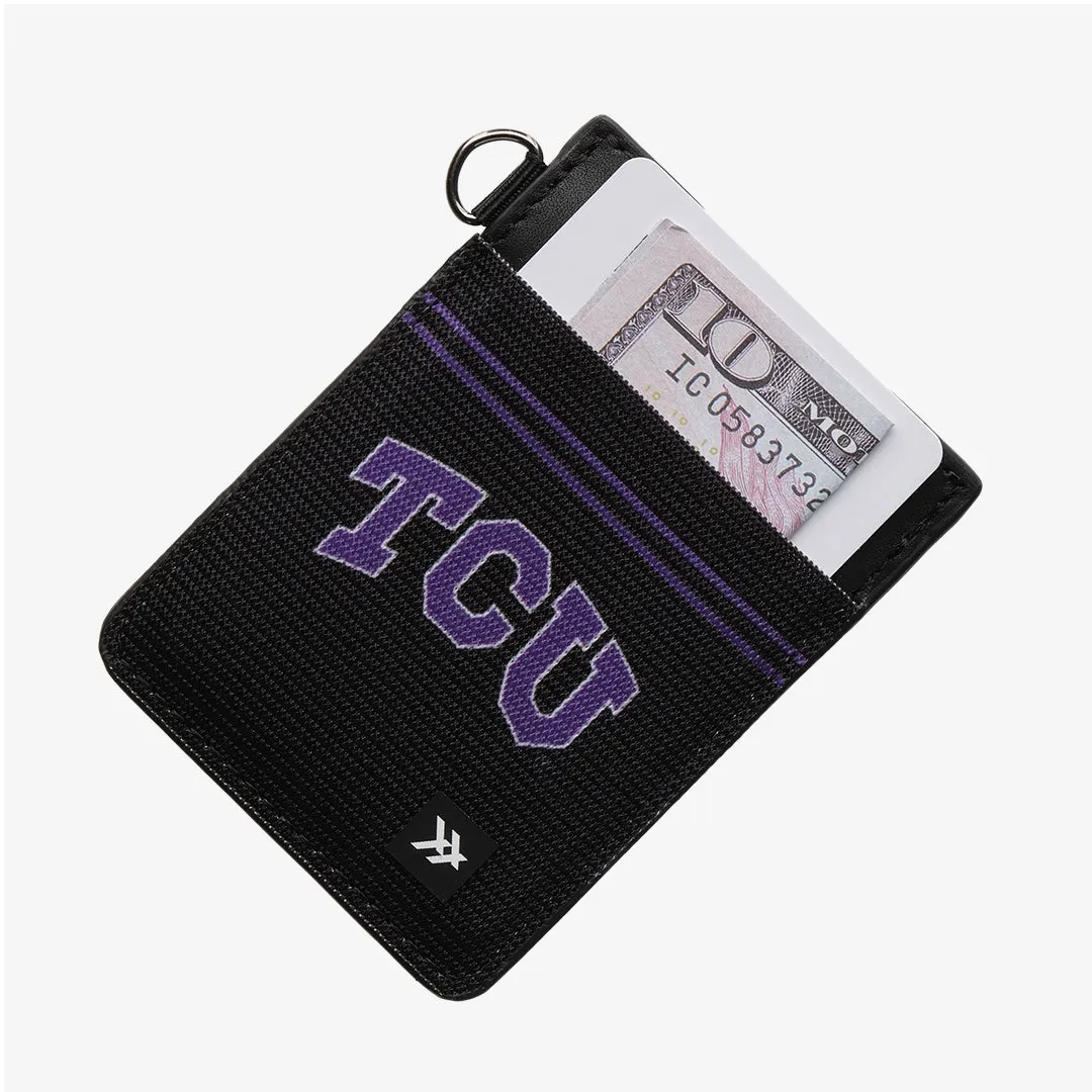 TCU Black - Vertical Leather Wallet sold by Thread Wallets product image thumbnail 2