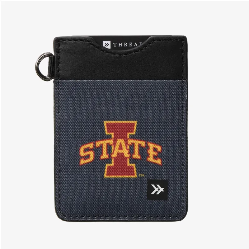 Iowa Gray - Vertical Leather Wallet sold by Thread Wallets