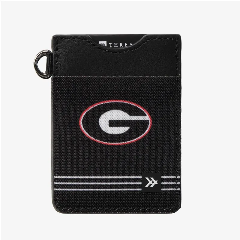 Georgia Black - Vertical Leather Wallet sold by Thread Wallets