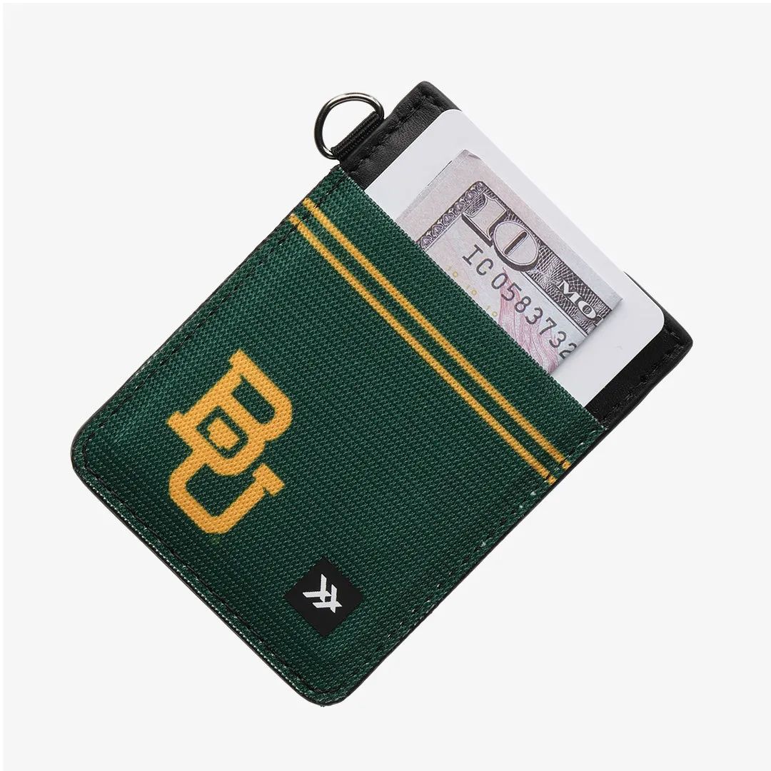 Baylor Green - Vertical Leather Wallet sold by Thread Wallets product image thumbnail 2