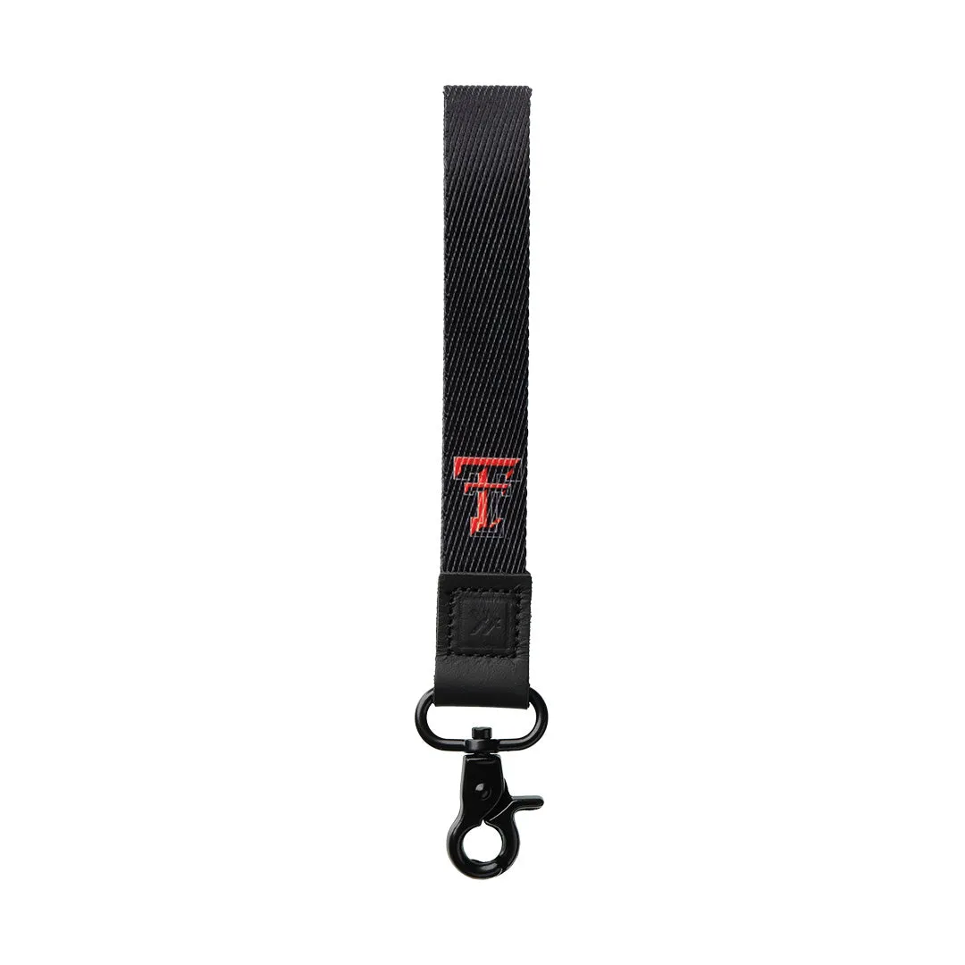 Texas Tech Black - Wristlet Keychain sold by Thread Wallets