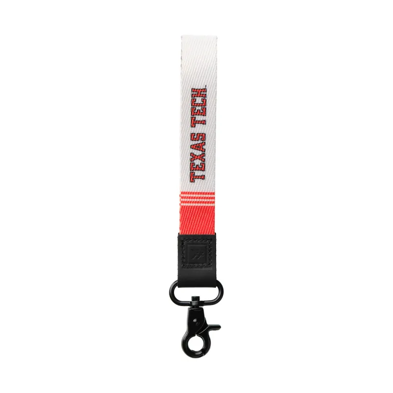 Texas Tech White - Wristlet Keychain sold by Thread Wallets