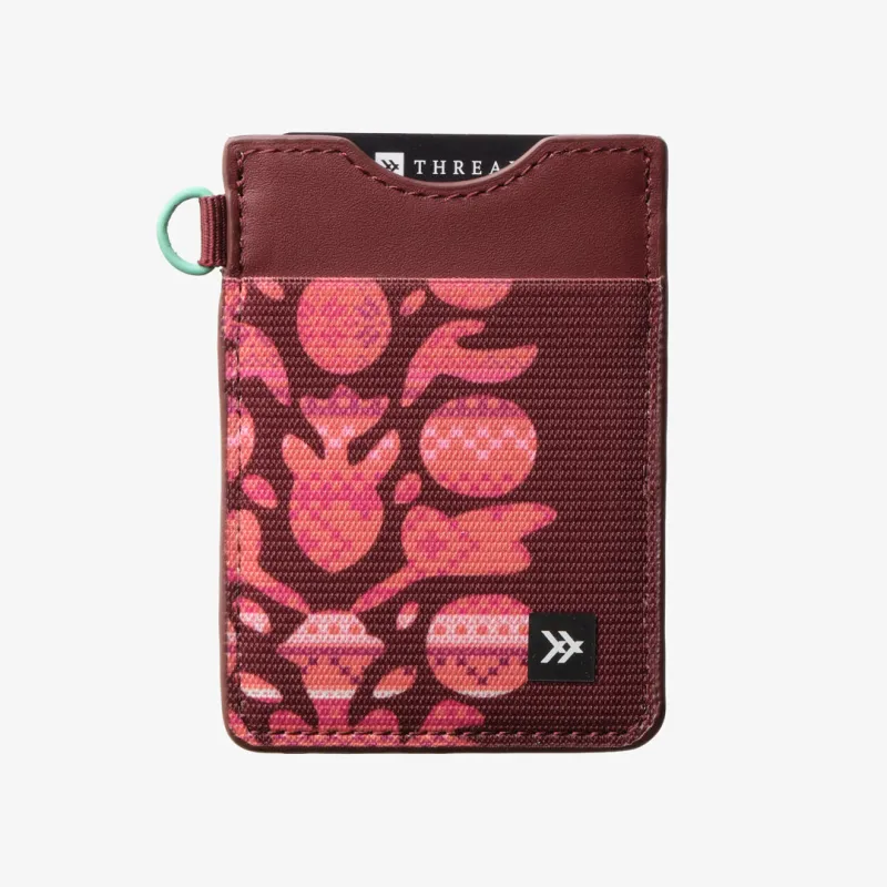 Peach Flirt - Vertical Leather Wallet sold by Thread Wallets