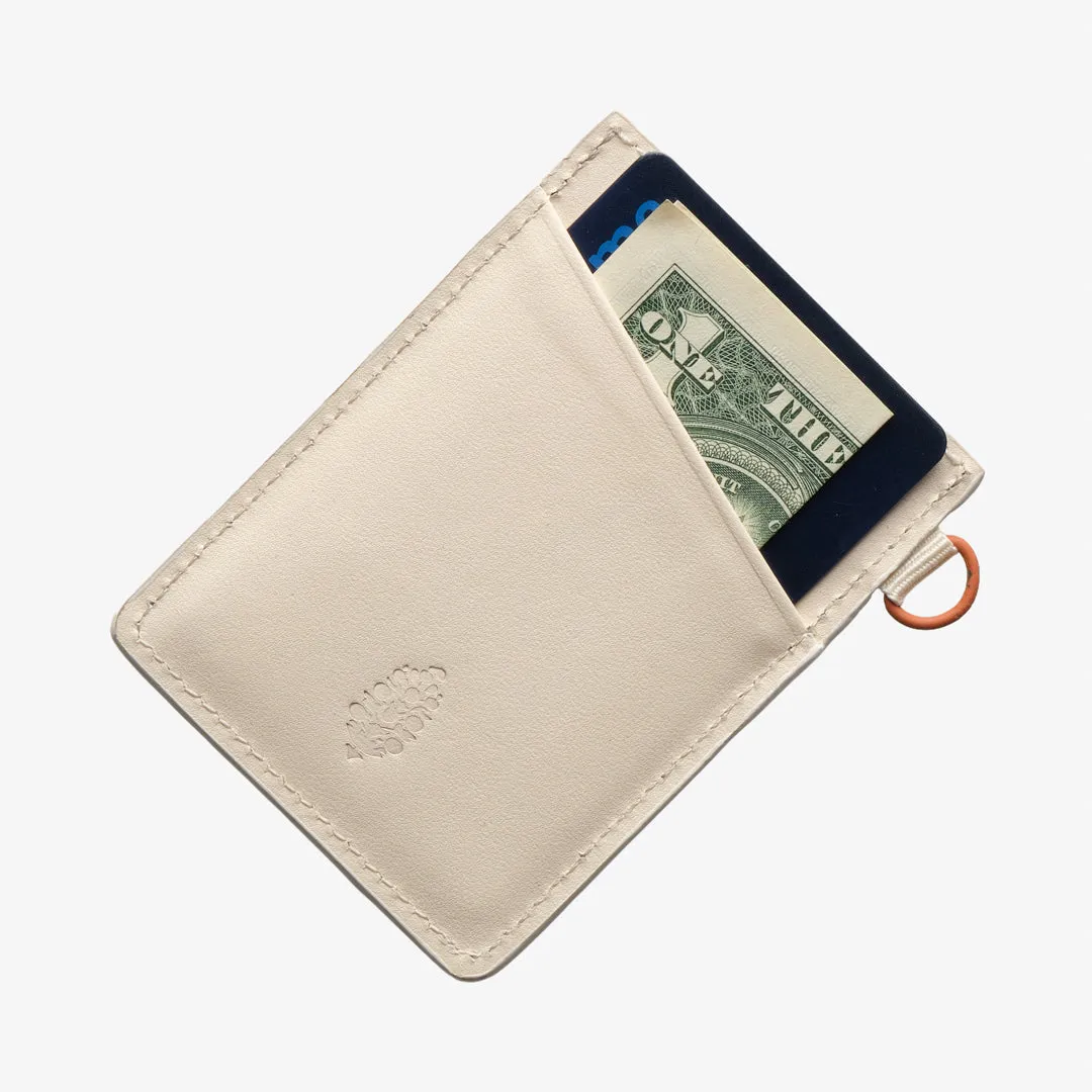 Mystic Mauve Waves - Vertical Leather Wallet sold by Thread Wallets product image thumbnail 2