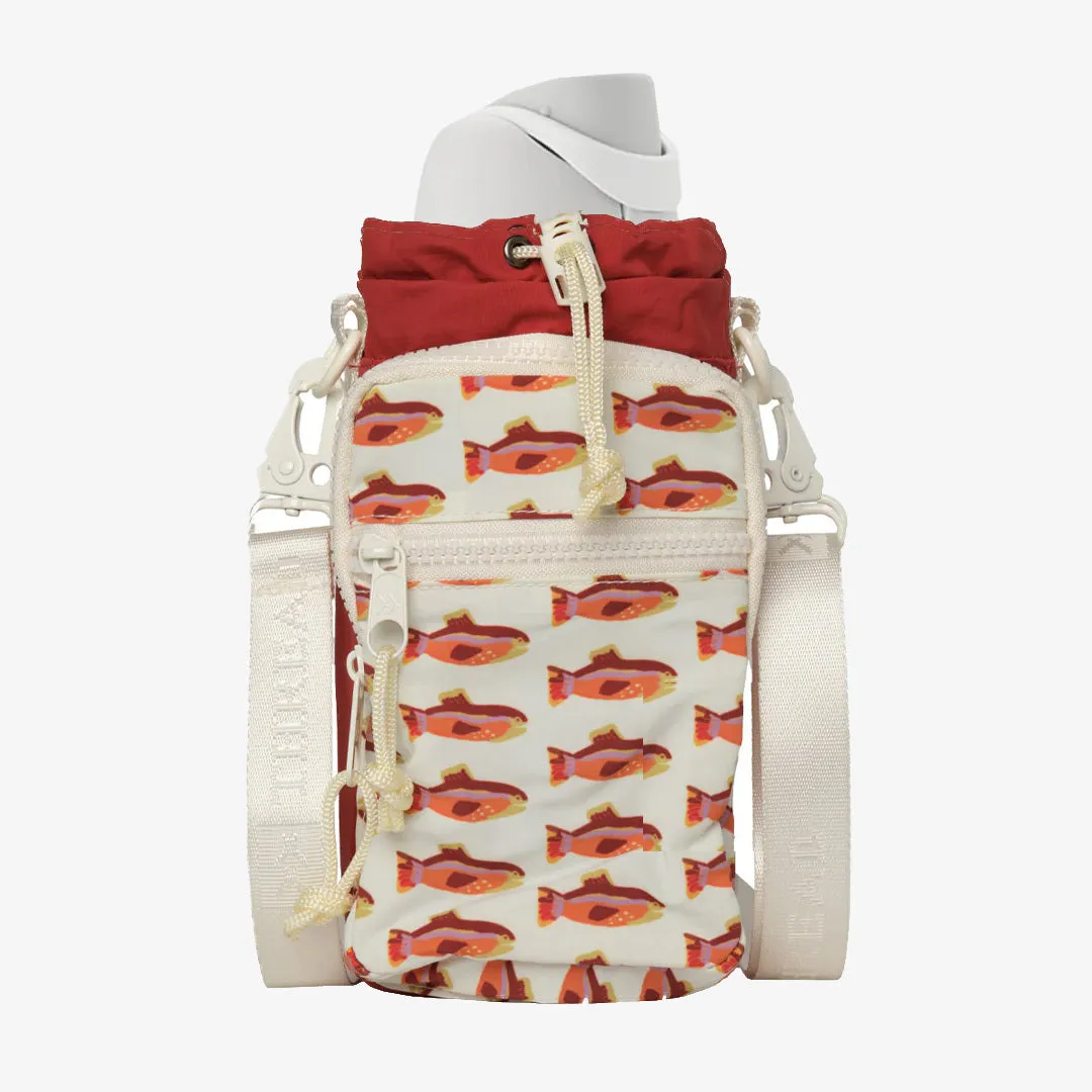 Trout - Water Bottle Sling Bag sold by Thread Wallets