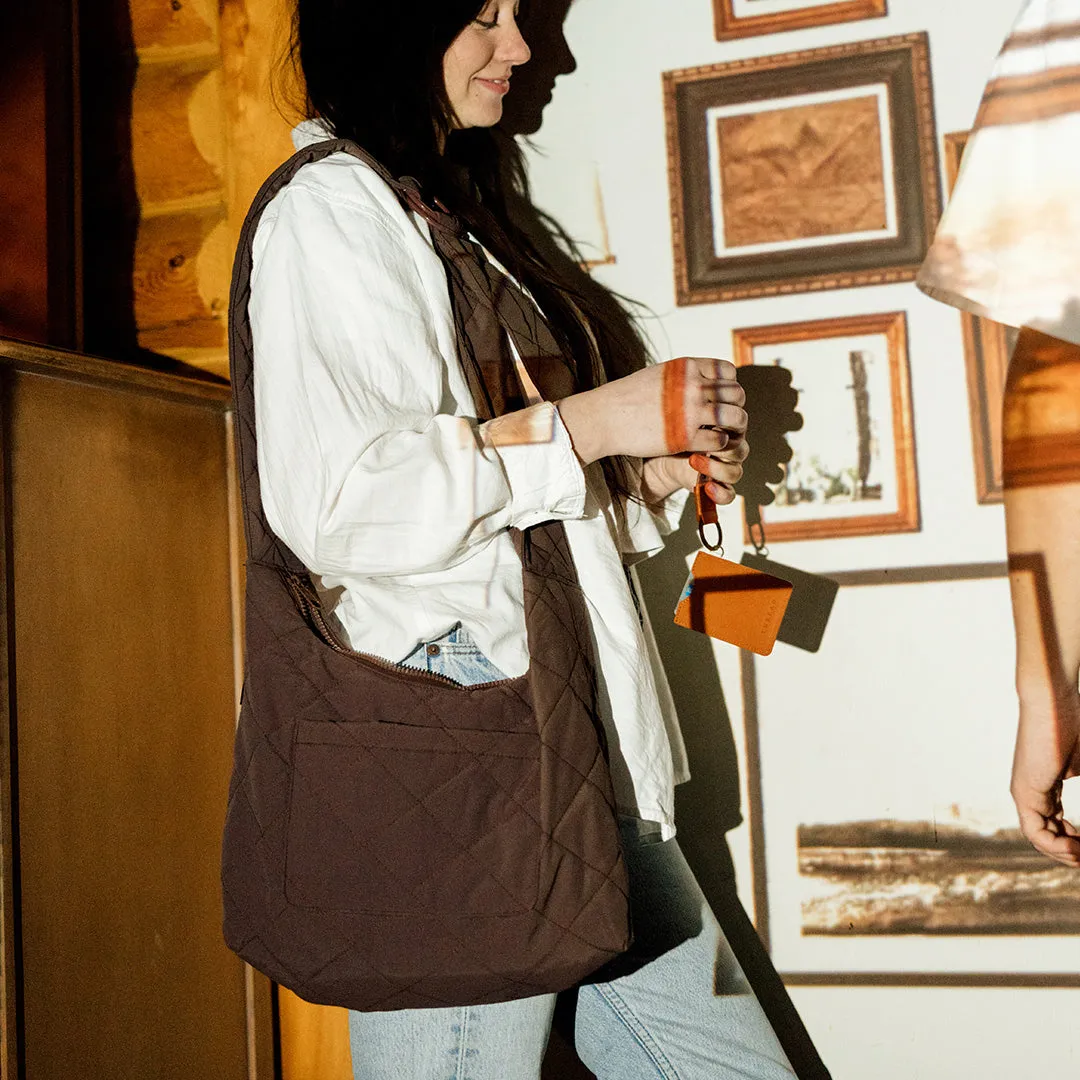 Cappuccino - Large Slouchy Shoulder Bag sold by Thread Wallets product image thumbnail 5