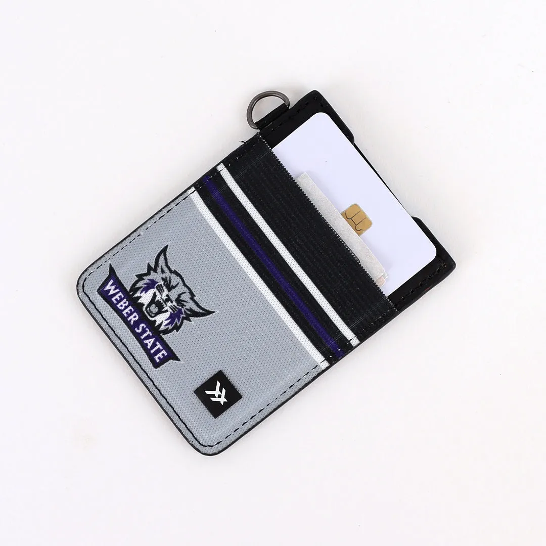 Weber State Black - Vertical Leather Wallet sold by Thread Wallets product image thumbnail 3