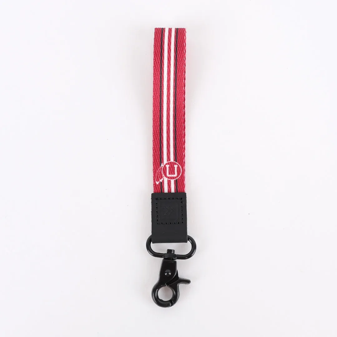 UofU Feather Red - Wristlet Keychain sold by Thread Wallets