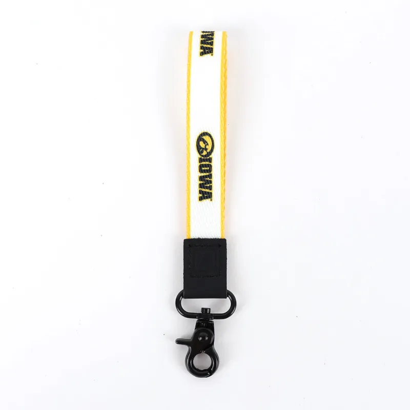 University of Iowa Stripes - Wristlet Keychain sold by Thread Wallets