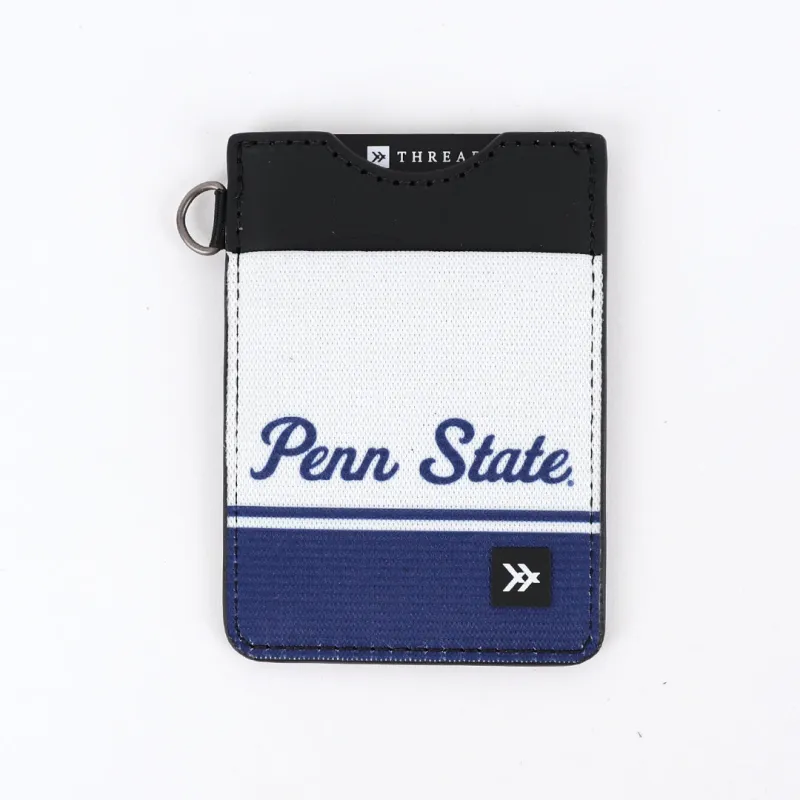 Penn Cursive - Vertical Leather Wallet sold by Thread Wallets