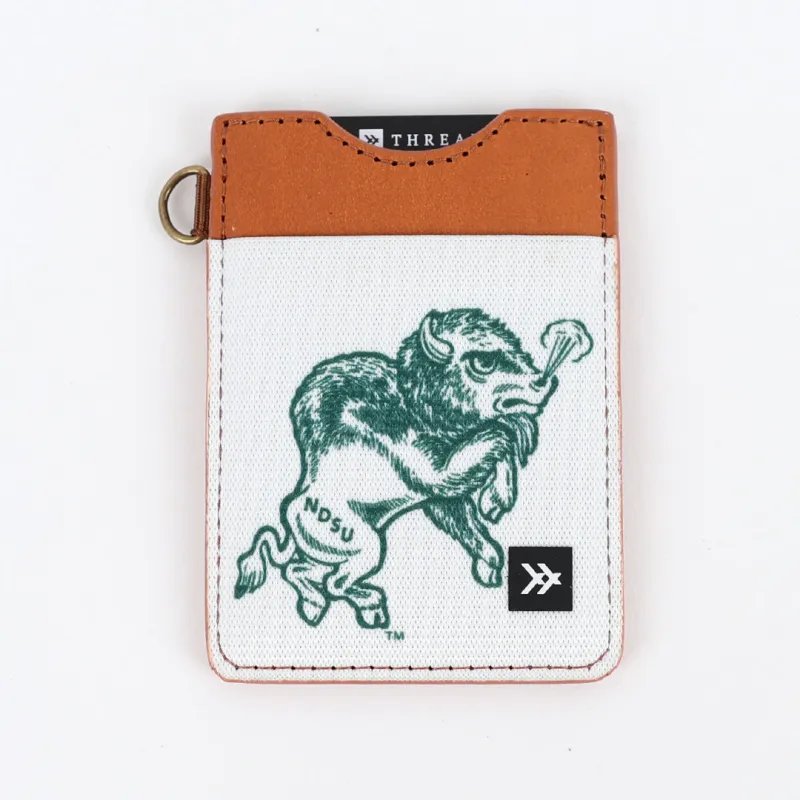 North Dakota Old Snorty - Vertical Leather Wallet sold by Thread Wallets