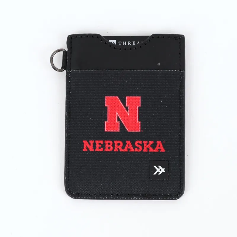 Nebraska Black - Vertical Leather Wallet sold by Thread Wallets
