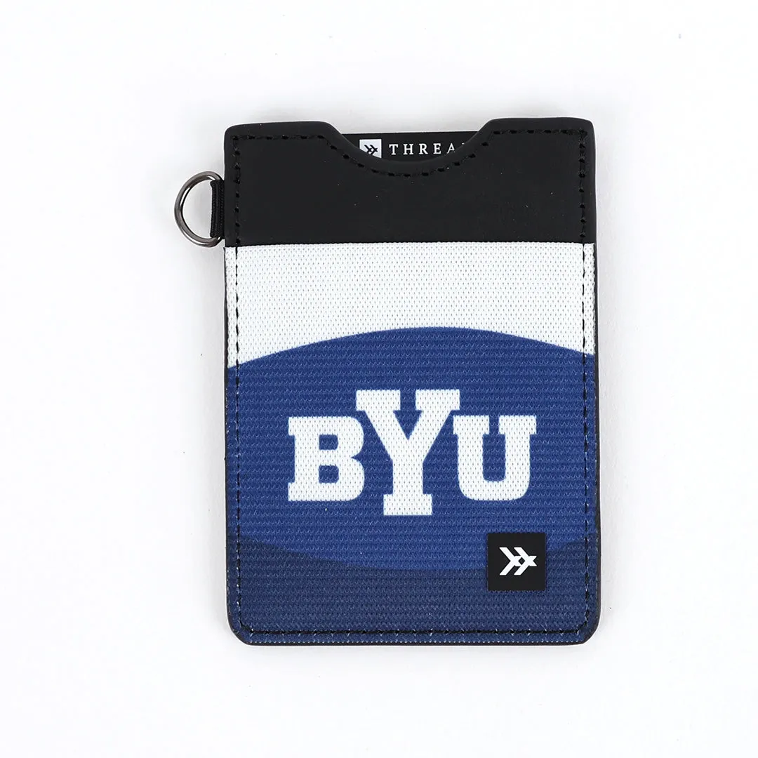 BYU Wave - Vertical Leather Wallet sold by Thread Wallets