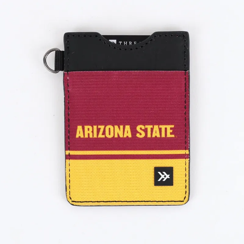 ASU Solid - Vertical Leather Wallet sold by Thread Wallets