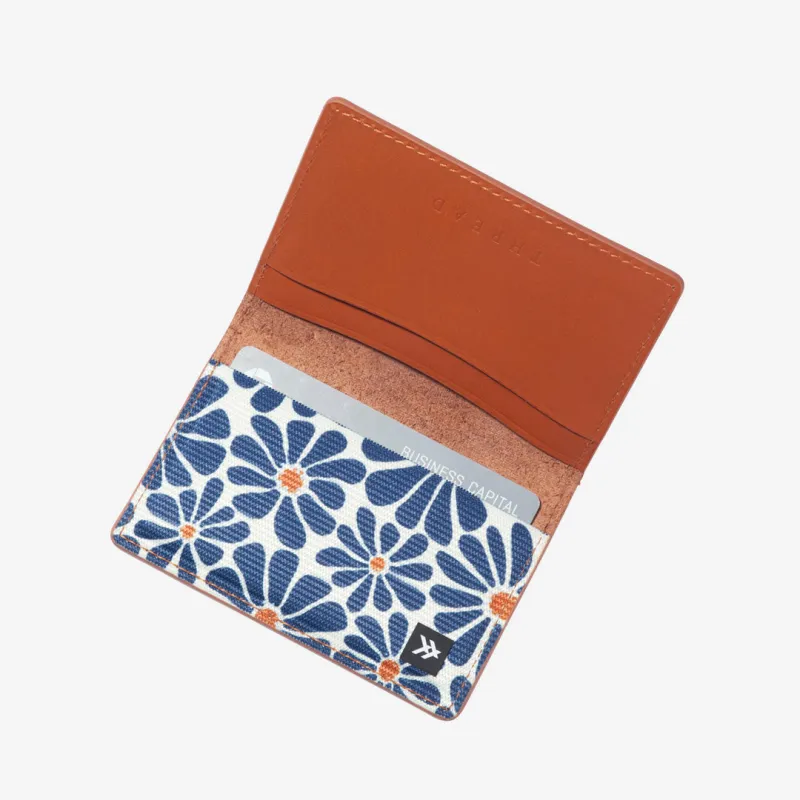 Emmeline Navy - Leather Bifold Wallet sold by Thread Wallets