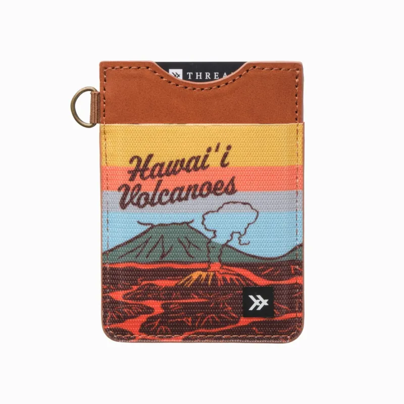 Hawaii Volcanoes - Vertical Leather Wallet sold by Thread Wallets