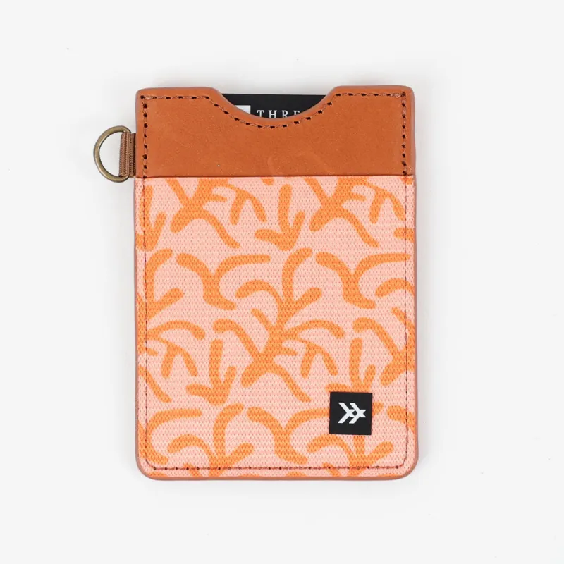 Coral Reef - Vertical Leather Wallet sold by Thread Wallets