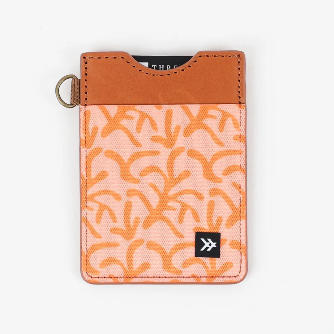 Coral Reef - Vertical Leather Wallet sold by Thread Wallets
