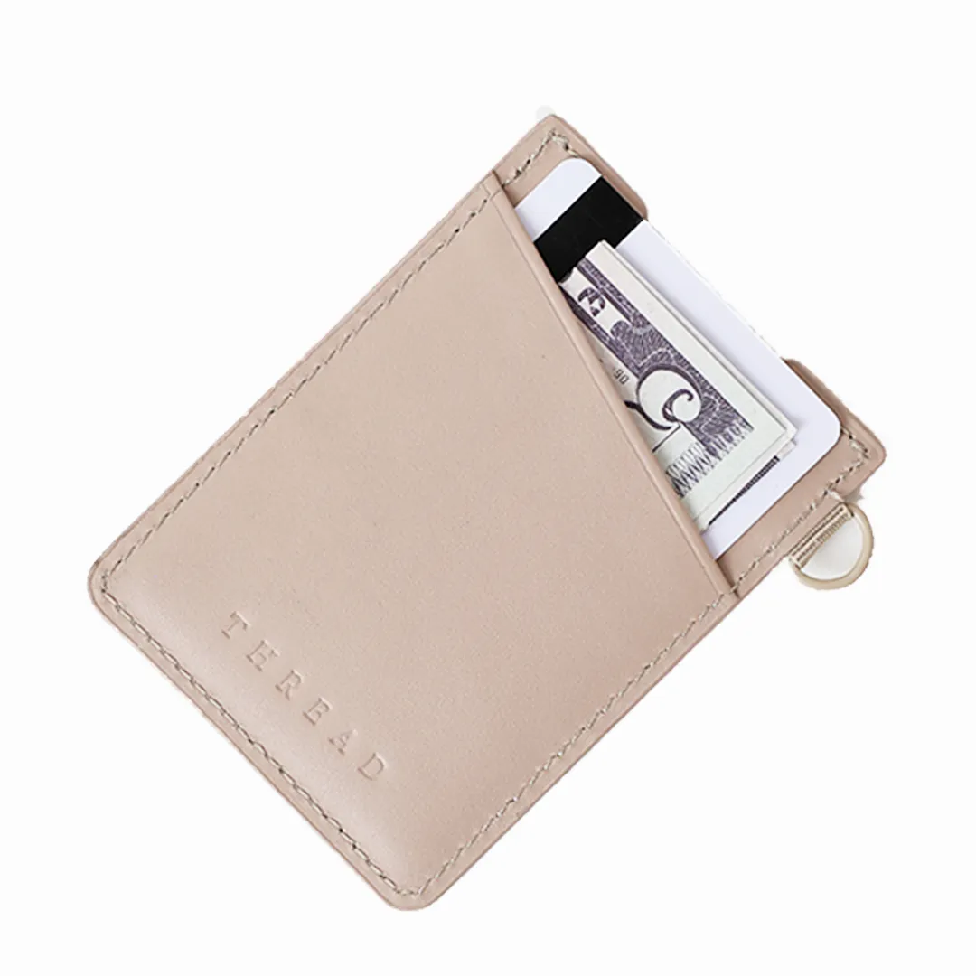 Sand - Vertical Leather Wallet sold by Thread Wallets product image thumbnail 2