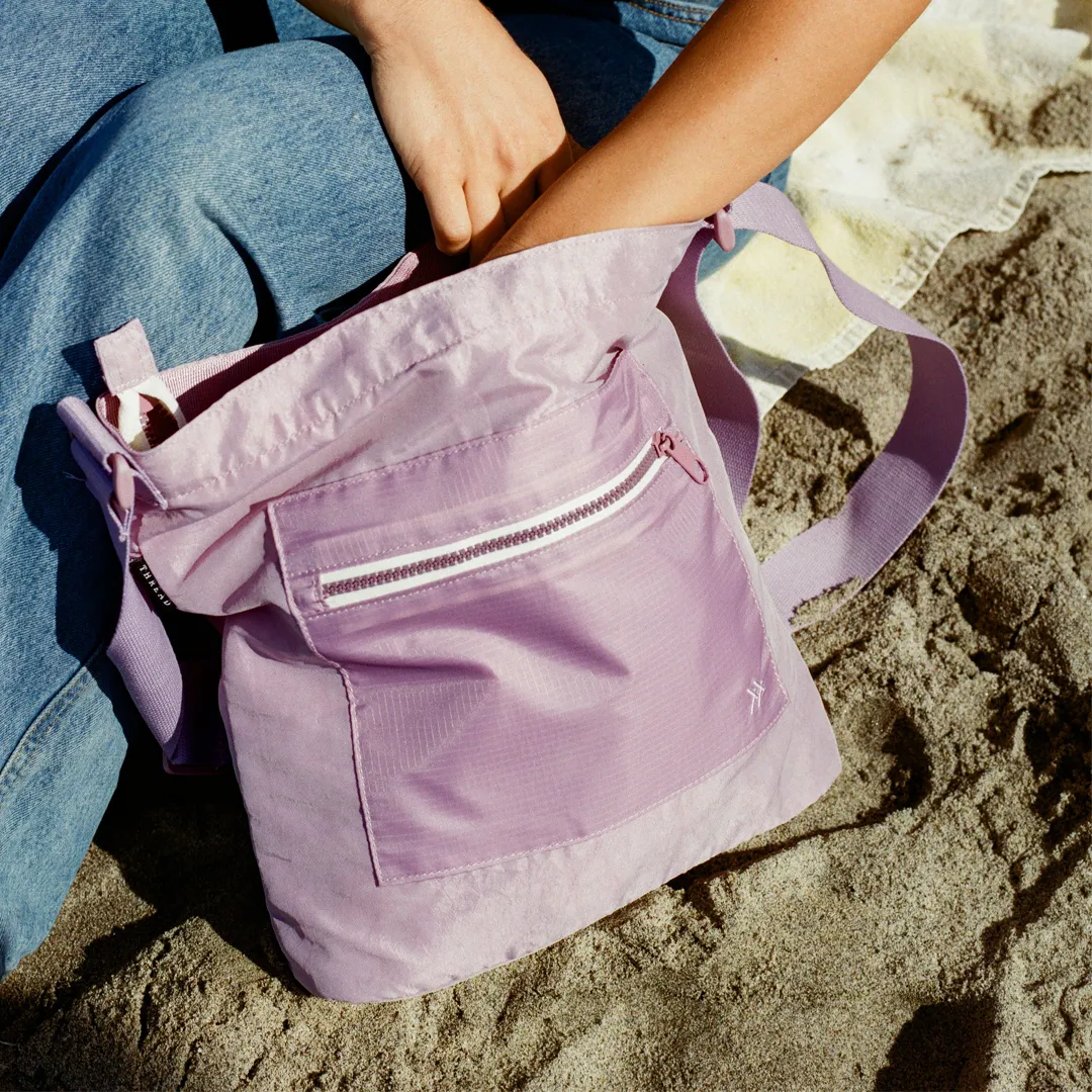 Mauve - Small Utility Tote Bag sold by Thread Wallets product image thumbnail 4