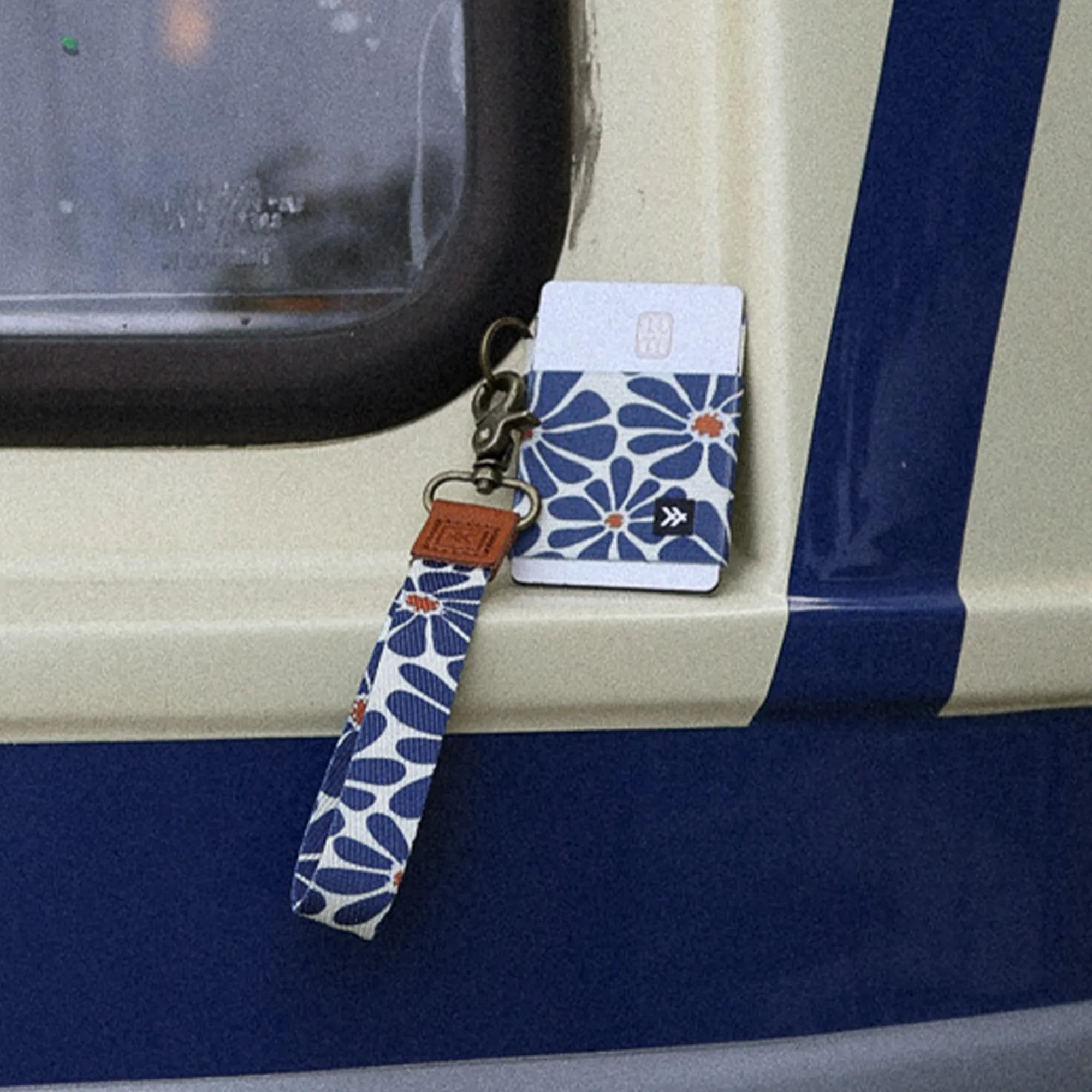 Emmeline Navy - Wristlet Keychain sold by Thread Wallets product image thumbnail 3