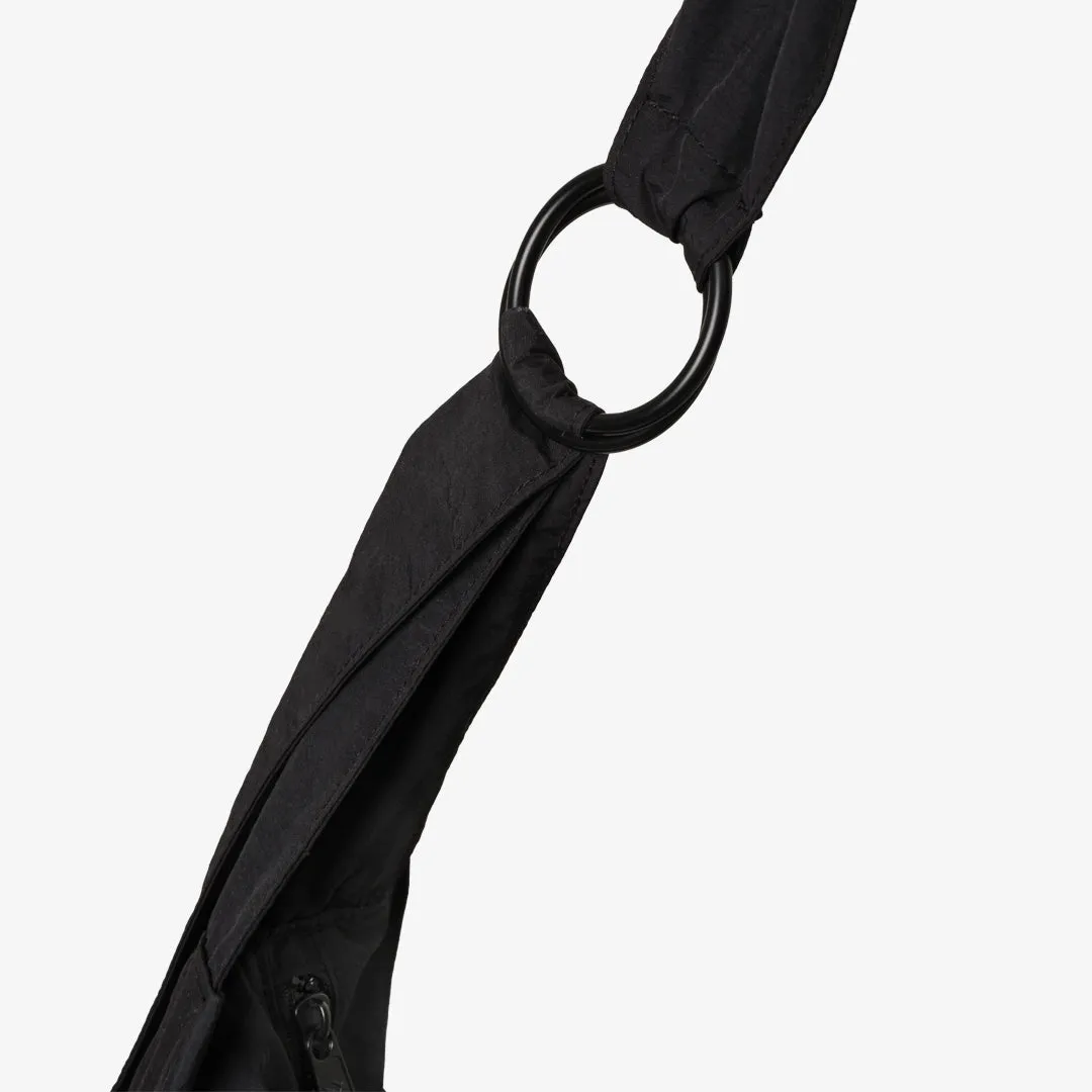 Black - Small Slouchy Shoulder Bag sold by Thread Wallets product image thumbnail 3