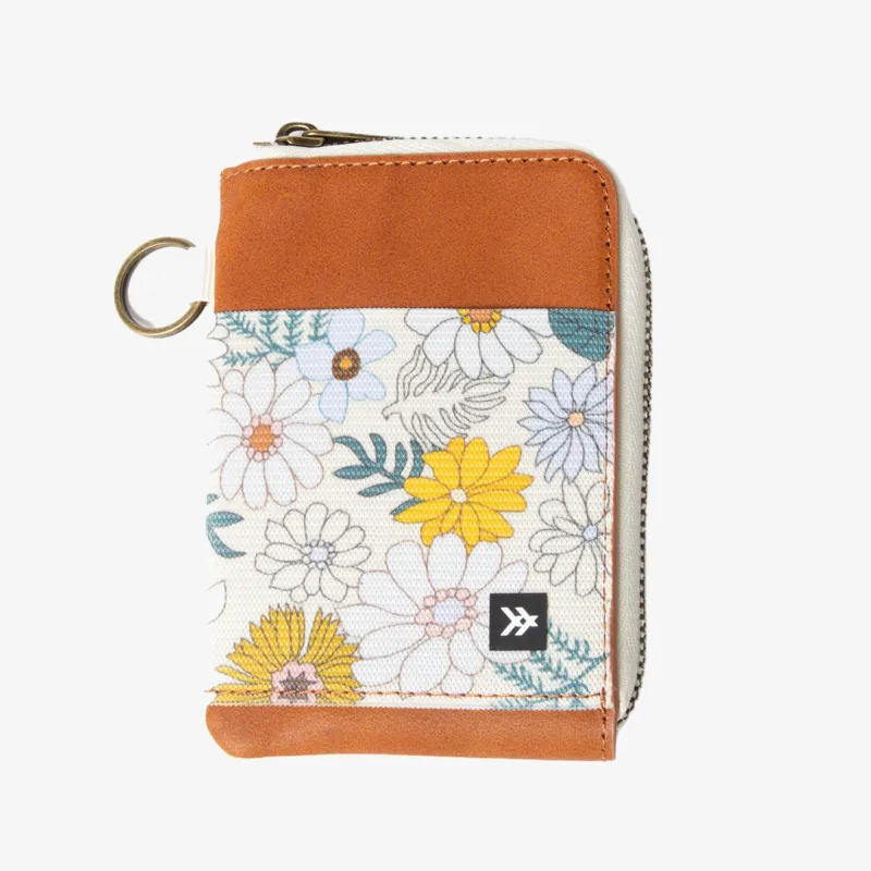 Blossom - Leather Zip Wallet sold by Thread Wallets