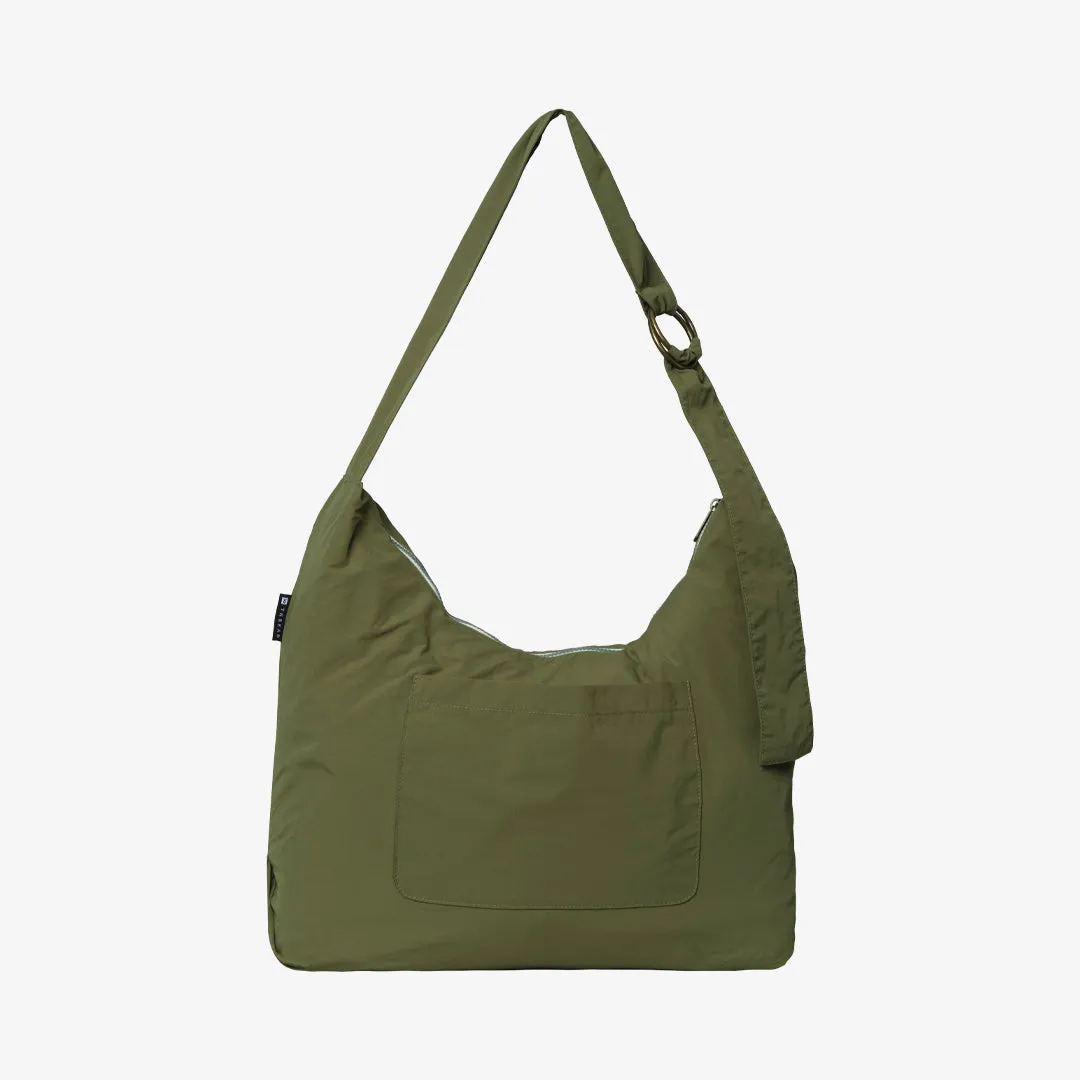 Olive - Large Slouchy Shoulder Bag sold by Thread Wallets