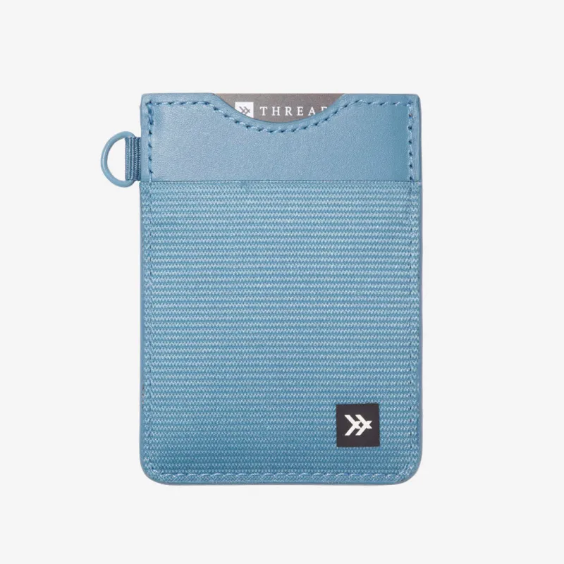 Surf Blue - Vertical Leather Wallet sold by Thread Wallets