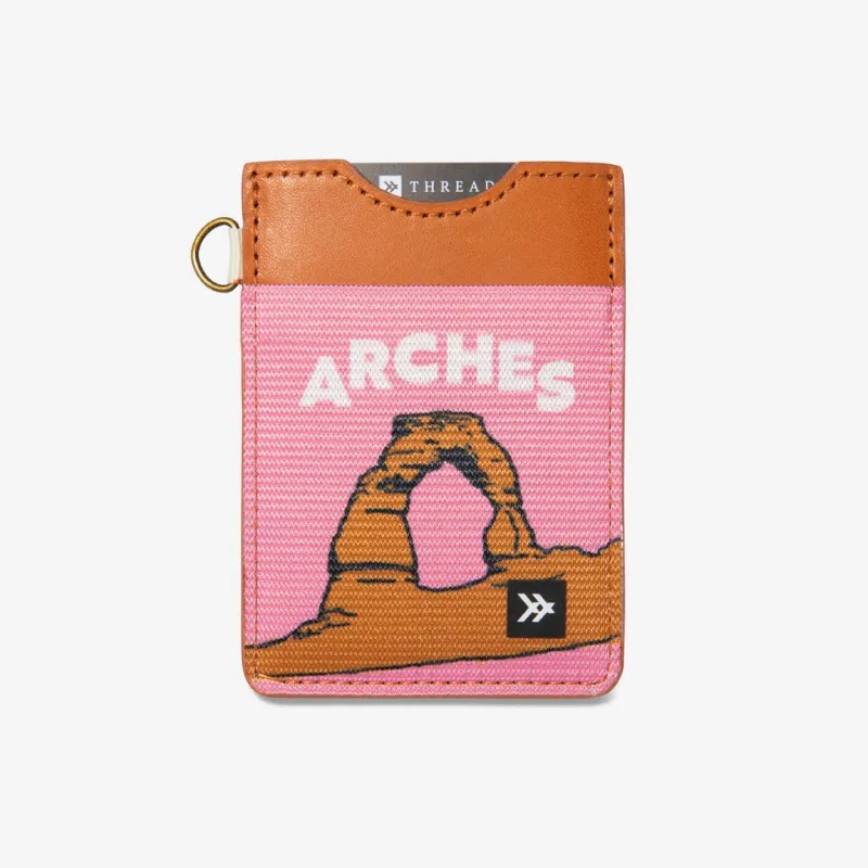 Arches - Vertical Leather Wallet made by Thread Wallets